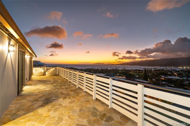 NEW LISTING! Stunning panoramic ocean, Maunalua Bay, mountain and Diamond Head views await you from this tastefully upgraded and beautifully maintained 3 bdrm/2.5 bath executive style residence in the highly coveted Triangle neighborhood. Features include a spacious open floor plan, an expansive chef’s kitchen with stainless steel appliances, and multiple decks to enjoy the cool breezes and highlight the dramatic views (perfect for indoor/outdoor entertaining). Ideally located near beaches, schools, Hanauma Bay (for snorkeling) and Koko Marina Shopping Center with shopping and dining.  A must see!