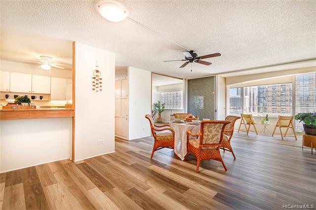NEW LISTING in the HEART of WAIKIKI! This amazing, spacious 2 bed/1 bath/ 1 parking (covered) condo features new luxury vinyl floors, fresh paint, clean resurfaced shower, washer/dryer in unit, spacious lanai and more! Enjoy living the good life in this PRIME LOCATION just a short walk to the International Marketplace, world famous Waikiki Beach, renowned eateries, shopping, night life and all that Waikiki has to offer! Reasonable maintenance fee in a secure, well-managed building makes this an EXCELLENT VALUE. Do not miss this AMAZING OPPORTUNITY to get your very own piece of paradise!