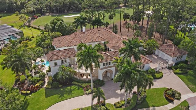 Situated on 1.4-acres of land, Gulfshore Homes built this gracious 5-Bedroom + Den furnished estate 
