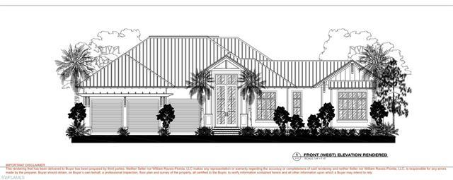 Single-story, pre-construction residence designed by renowned architect Falconer Jones. Five-bedroom