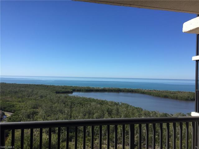 Direct unobstructed view of the Gulf of Mexico and the Pelican Bay Golf Course.