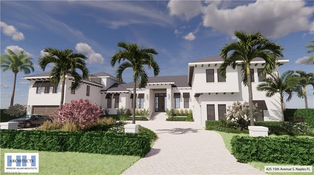 Newly Constructed! Welcome to 425 15th Ave South in Aqualane Shores of Olde Naples. Waterfront livin