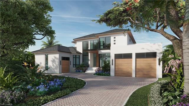 Incredible new custom construction in Aqualane Shores; moments to Naples beaches and 3rd St. S. This
