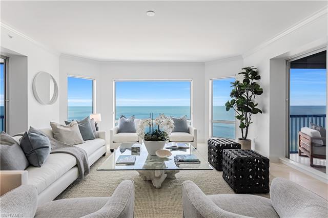 A Naples Dreamscape! Totally refreshed with endless soaring views from the eighteenth floor of the l