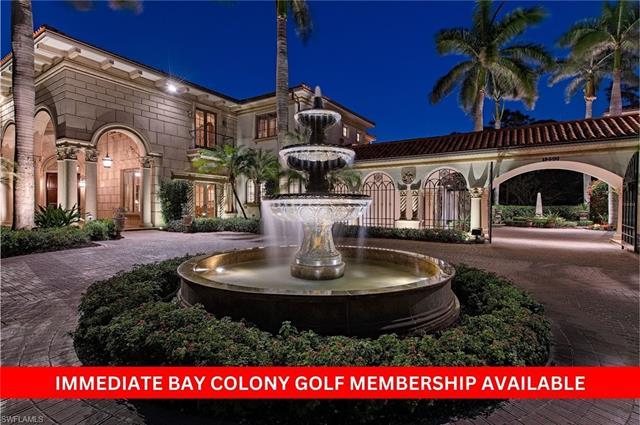 H7090 - EXCLUSIVE BAY COLONY GOLF MEMBERSHIP AVAILABLE! An exquisite celebration of timeless design 