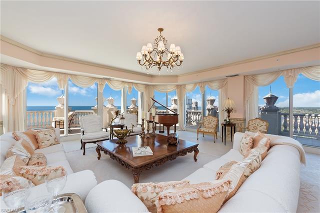This exquisite Penthouse residence at Brittany offers captivating direct Gulf views and serene sunri