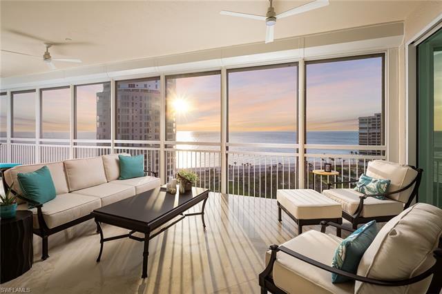 Enjoy the breathtaking panoramic view of the Gulf of Mexico and Venetian Bay from this corner 16th f