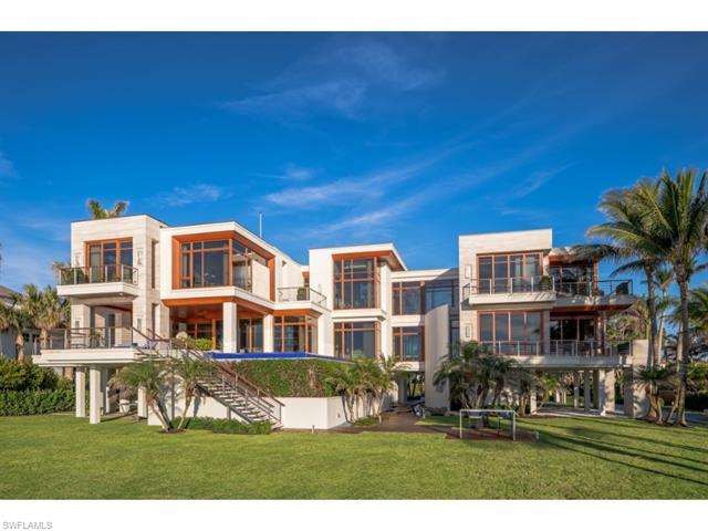 Magnificent beachfront estate property in one of the most convenient locations in Naples, Florida. D