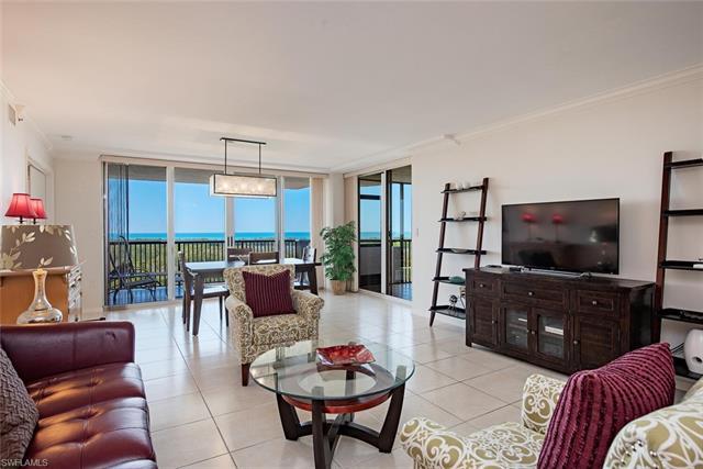 Enjoy spectacular, panoramic gulf views from this light, bright, 6th floor condo in the prestigious 