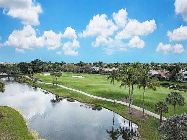 Spectacular 9th Fairway Golf Course views and Naples wildlife at its "Best". This spacious 4th floor