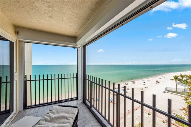 Located directly on the beach this sixth-floor residence features stunning northwestern Gulf views. 