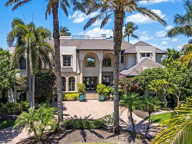 Living the boating lifestyle in Naples, Florida,  this home offers the perfect blend of European cha