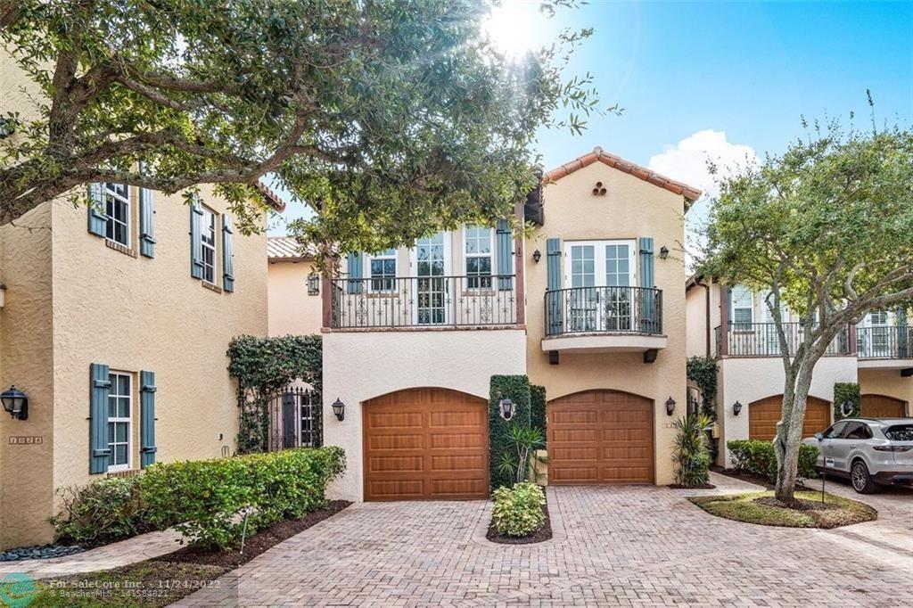 One block from the beach and a short stroll downtown, this charming 2-story townhome lies tucked behind a classic oak-lined brick drive.  Coralina Village is located in an exclusive enclave of the Seagate neighborhood, one of Delray's most sought after beachside communities.  The generous floor plan packs so much living space into 2500 SF: Downstairs, your living room faces the pristine eat-in kitchen and patio for seamless hosting, and a versatile den space is the perfect library or media room.  Upstairs you will find three private, light-filled bedrooms, vaulted ceilings and romantic Juliet balconies.  Impact windows give peace of mind, while the two car garage can hold your golf cart and beach gear! From this quiet neighborhood, you’d ne