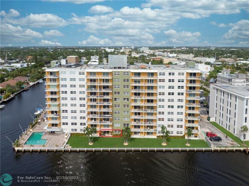 BEAUTIFULLY UPDATED, VACANT 1BR/1BATH WITH DIRECT INTRACOASTAL VIEW AT LAUDERDALE TOWER CONDO. WATCH BOAT PARADE FROM YOUR BALCONY! UNIT FEATURES PLENTY OF NATURAL LIGHT, MARBLE FLOOR THROUGHOUT, IMPACT WINDOWS, OPEN KITCHEN WITH ST. STEEL APPLIANCES & GRANITE COUNTERTOP, WALK-IN CLOSET IN THE BEDROOM. LOCATED ACROSS FROM GREAT RESTAURANTS, CLOSE TO SHOPPING & WALKING DISTANCE TO THE OCEAN. BUILDING AMENITIES INCLUDE STUNNING POOL AREA WITH INTRACOASTAL VIEWS, FITNESS CENTER, LOBBY SECURITY, KITCHEN & BBQ GRILLS. 
MAKE IT YOUR HOME TODAY!