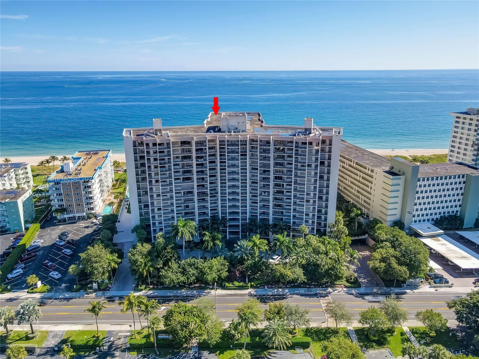 A radiant getaway nestled high above the crashing waves, this 3 bds, 3 baths penthouse in Lauderdale