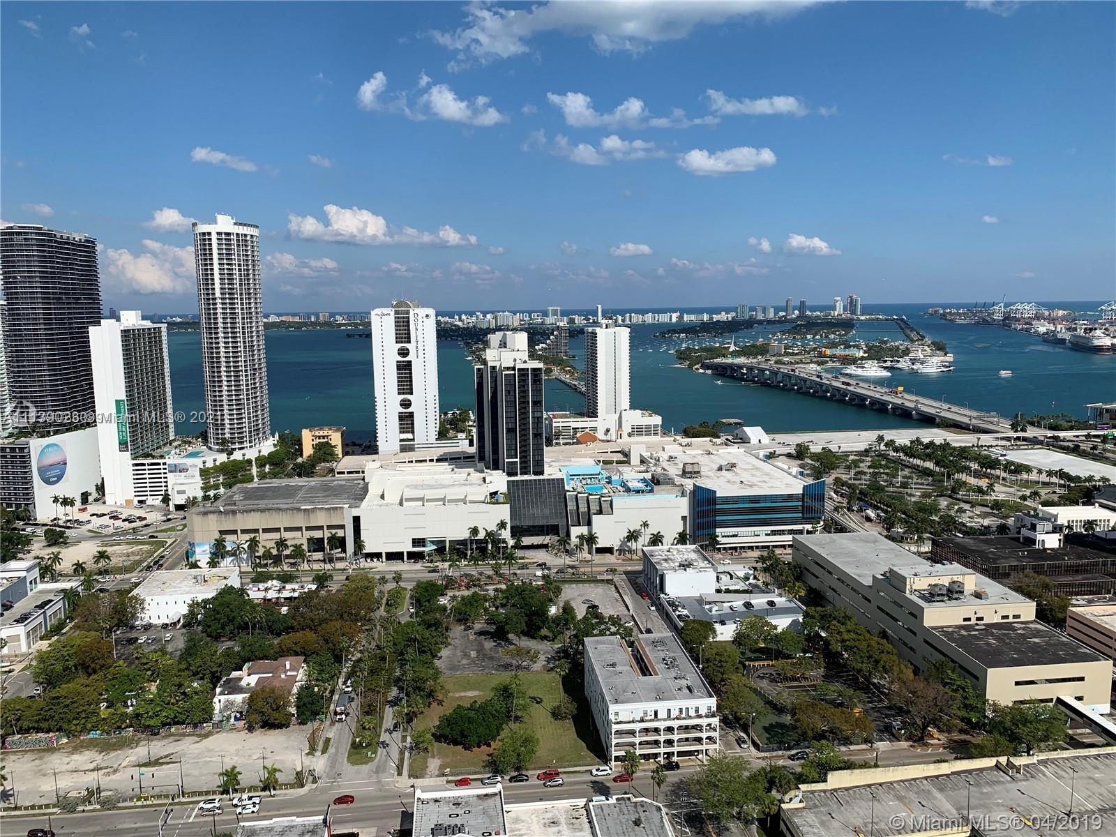 BEST EAST WATER views! Amazing location: steps from the Metromover, Miami Central Station, AA Arena,