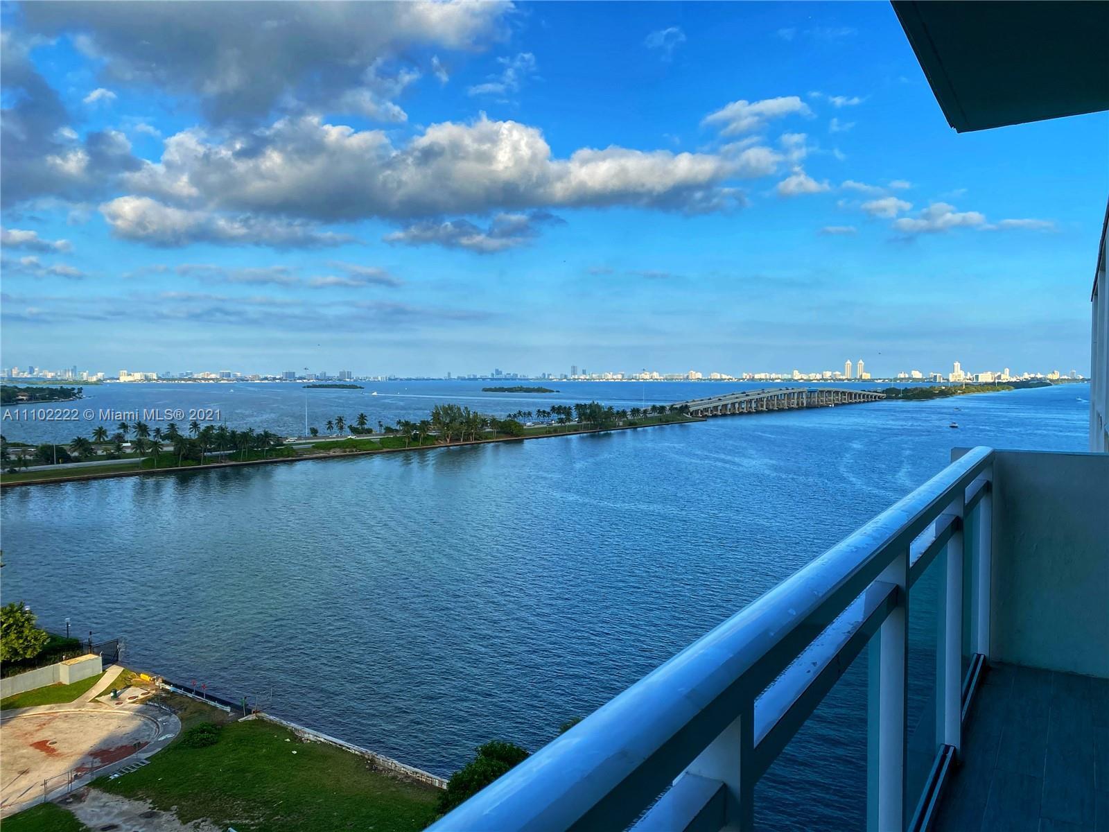 COMPLETELY REMODELED WATERFRONT STUDIO WITH BREATHTAKING VIEWS OF BISCAYNE BAY IN THE HEART OF EDGEW