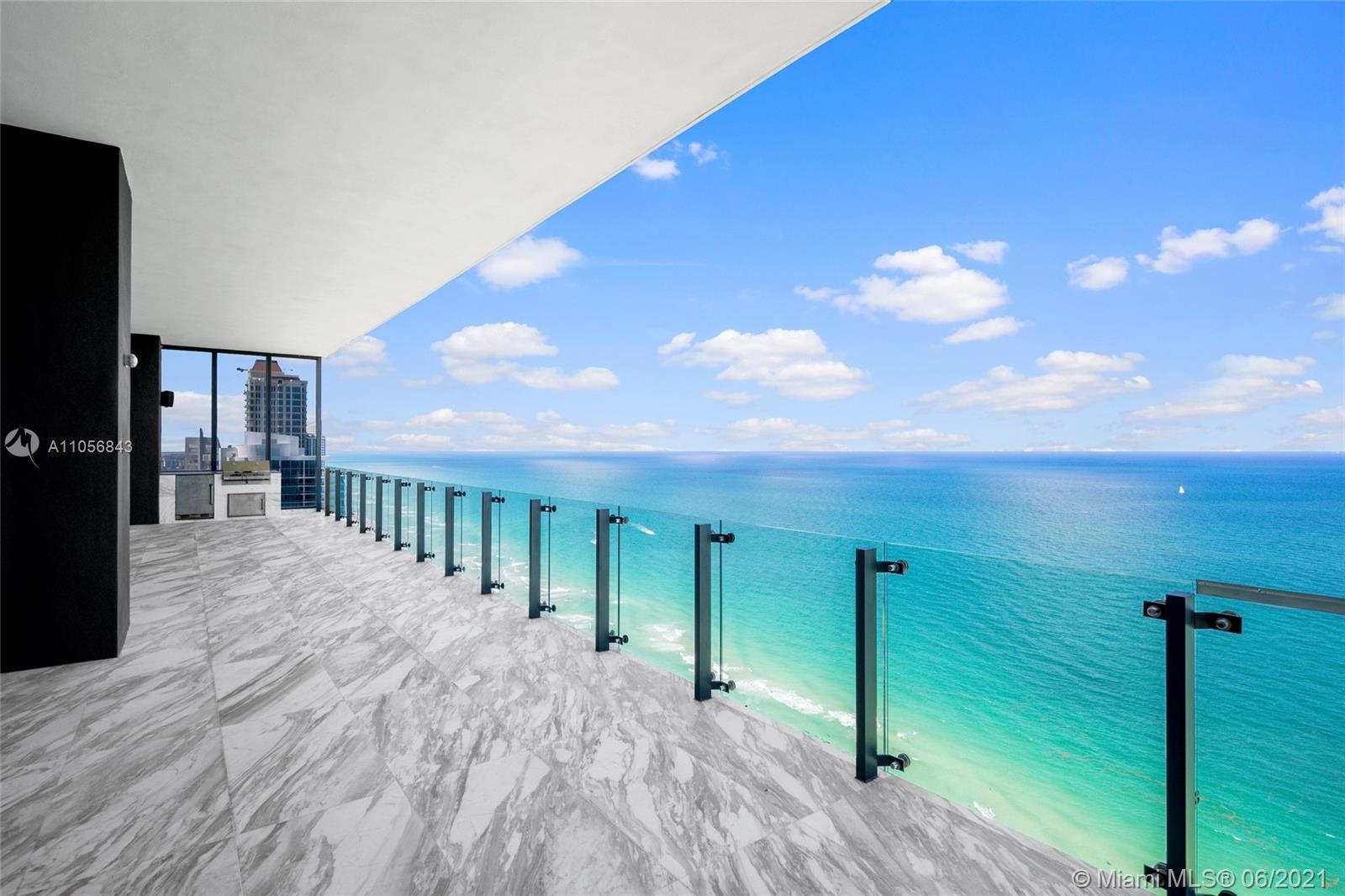 Exquisite oceanfront combined unit at Muse with expansive 360 degree views around your full floor un