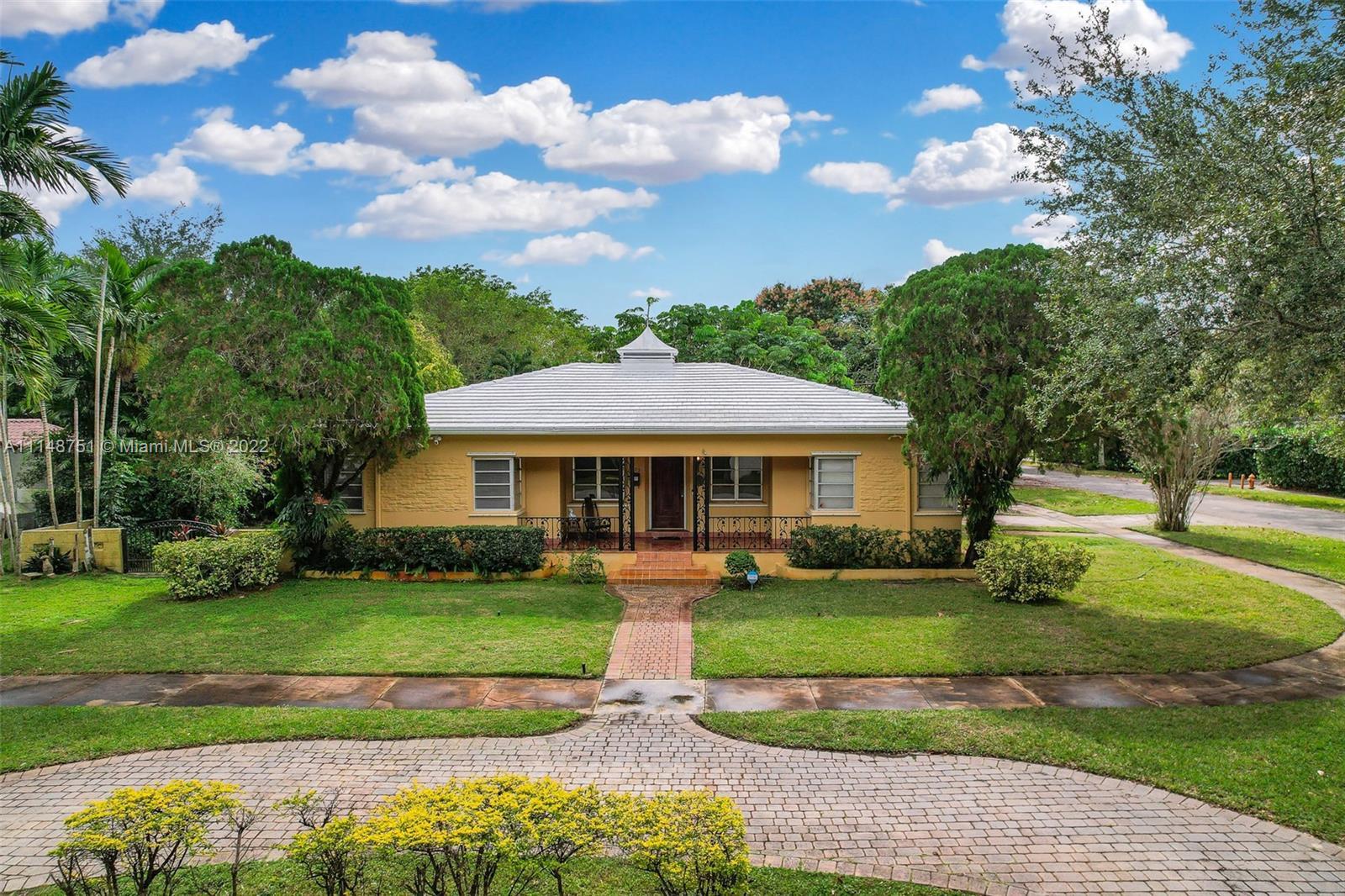 Prime location This 2608 sq ft corner home is located in the sought-after neighborhood of Miami Shor