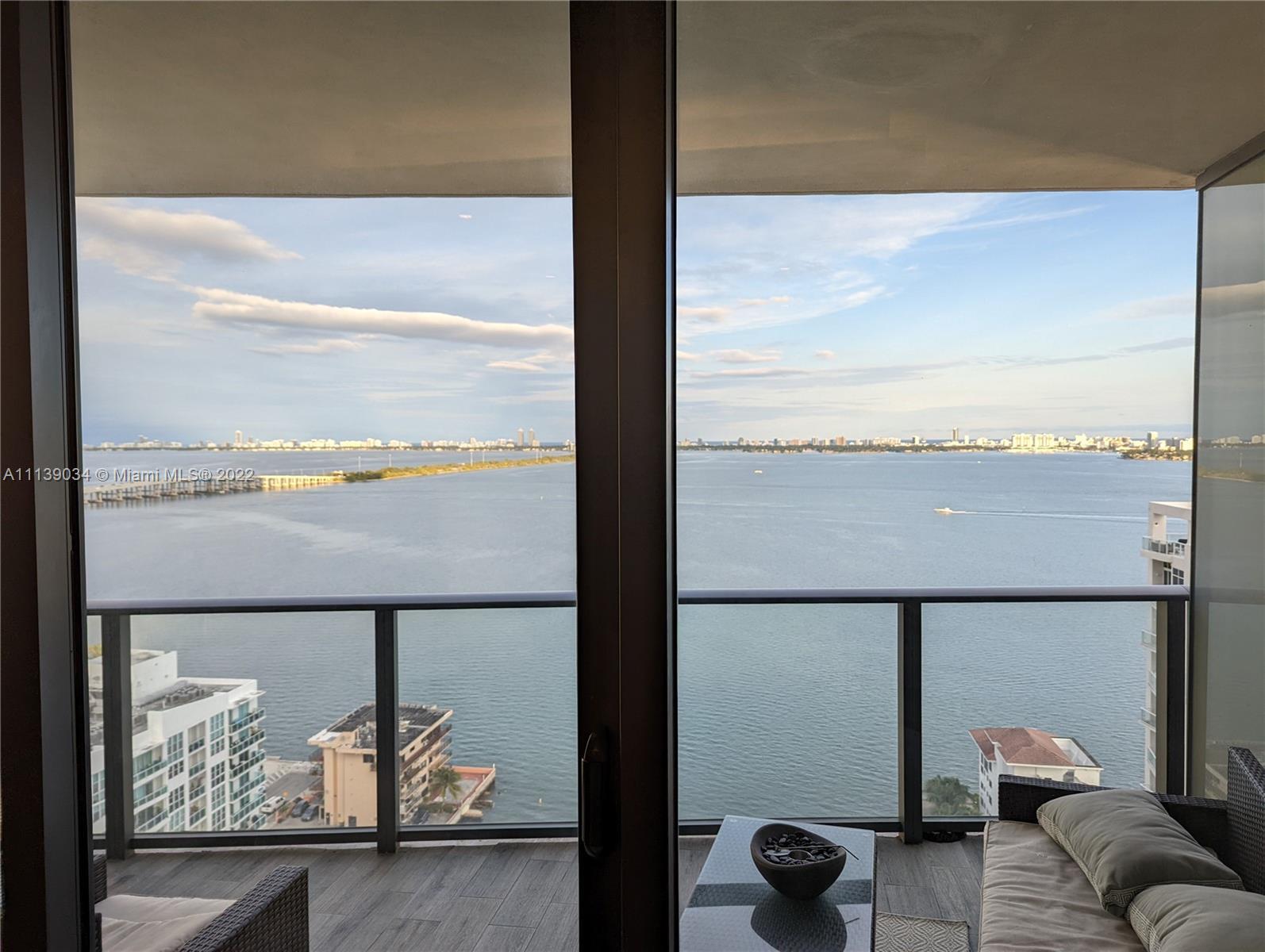 Enjoy outstanding unobstructed Biscayne Views. Unit Features Private elevator to unit. 2 Bedrooms an