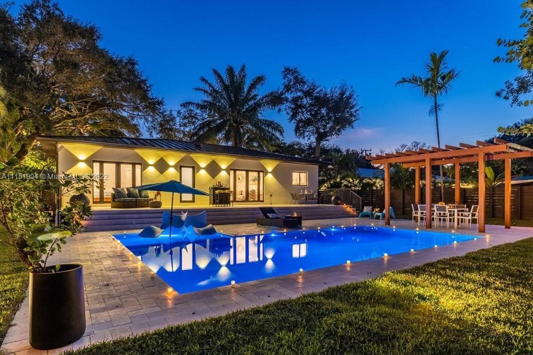 Welcome to Villa Diamante! This just-updated Miami Shores mid-mod dream home sparkles like no other 