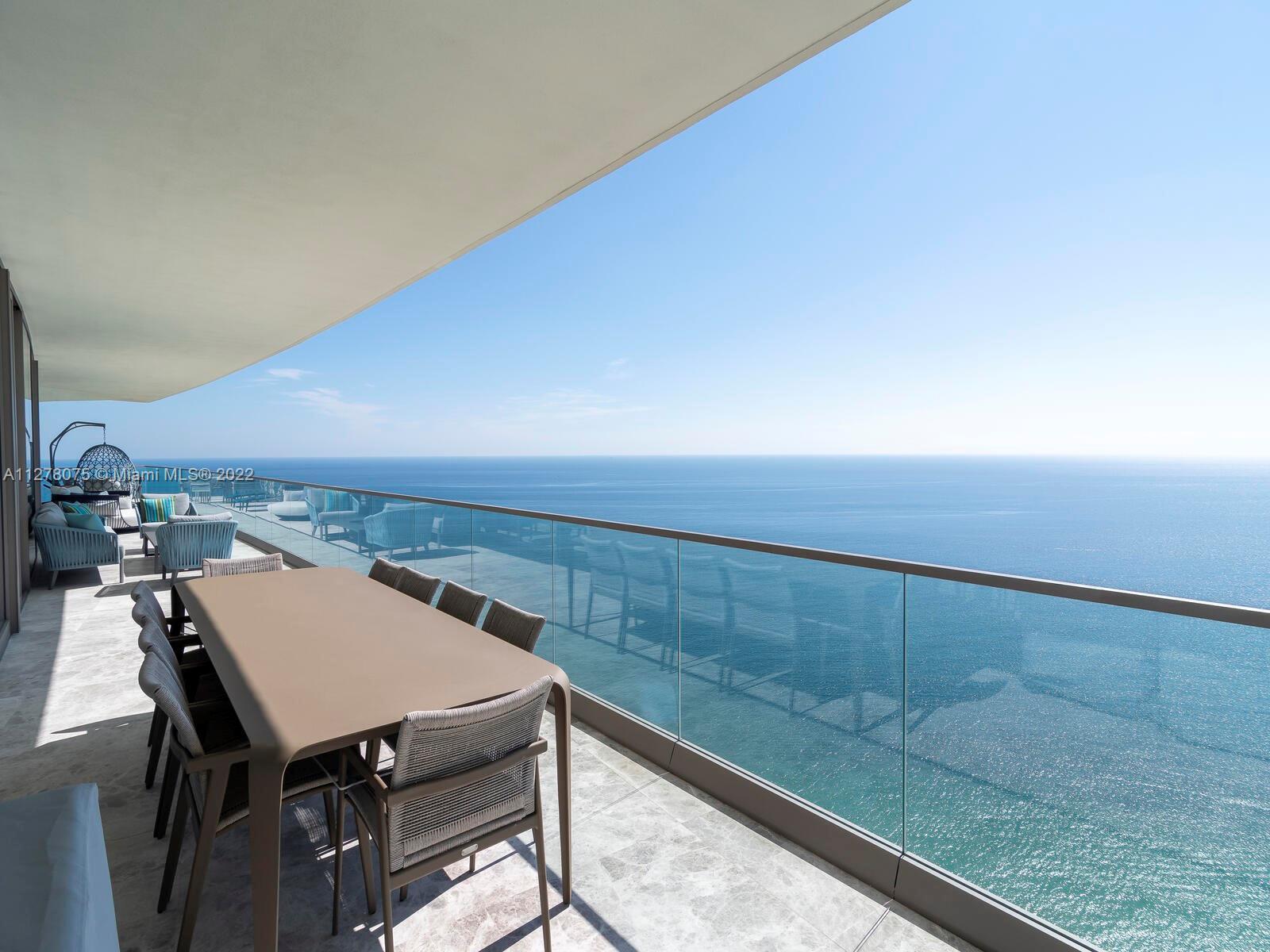 Spectacular corner unit with breathtaking direct ocean views and over 1600sqf of balcony. Located in
