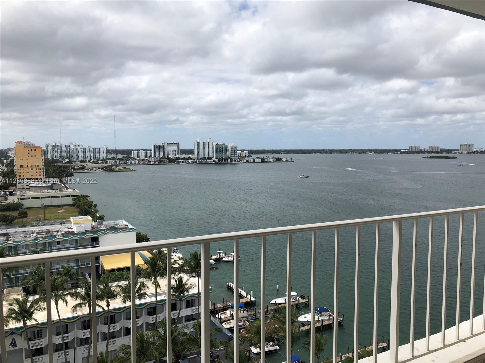 Breathtaking skyline & bay views in this tranquil, renovated unit located in North Bay Village; a fe