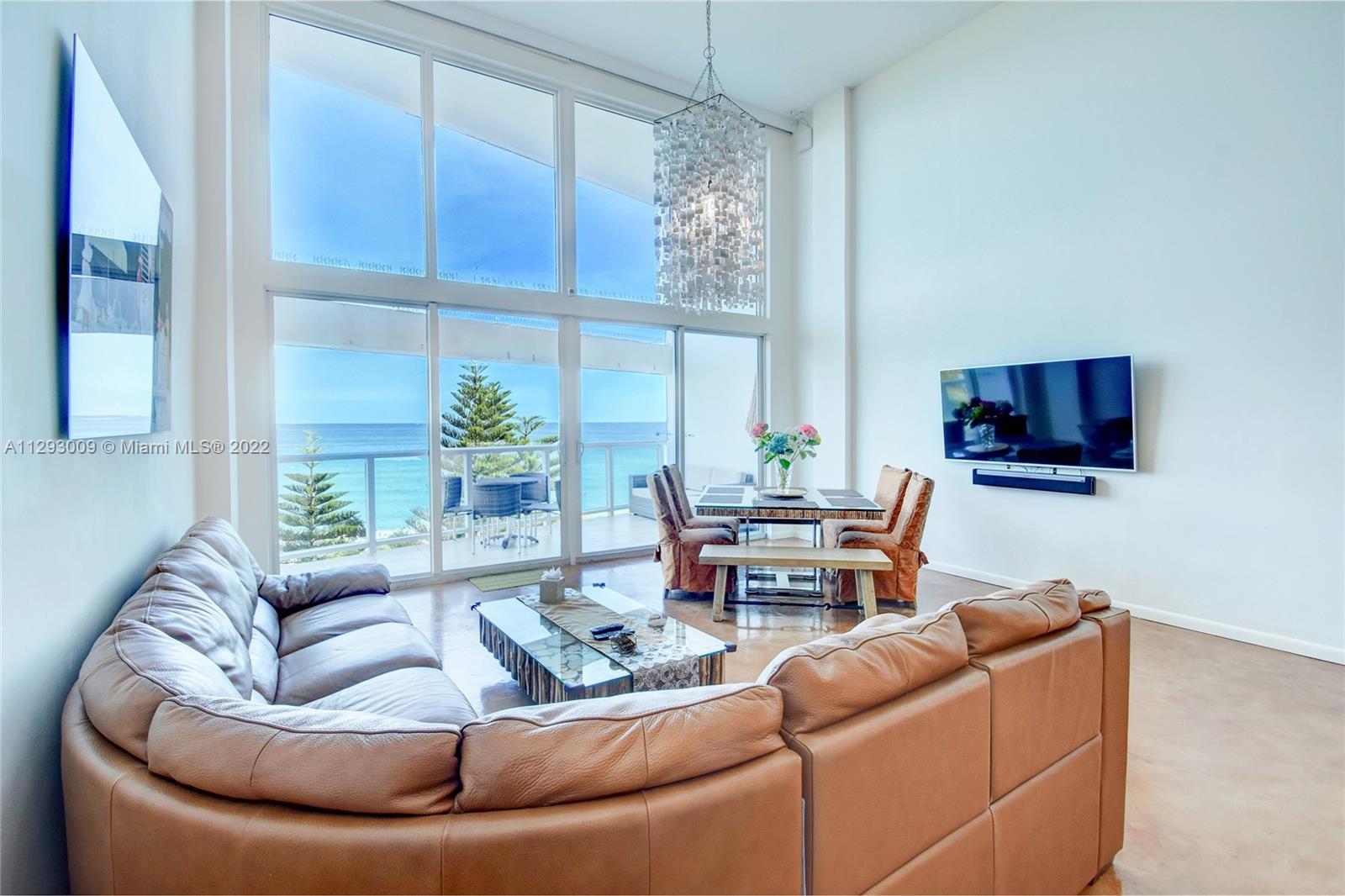 This gorgeous two-story oceanfront condo is the perfect income producing property. No rental restric