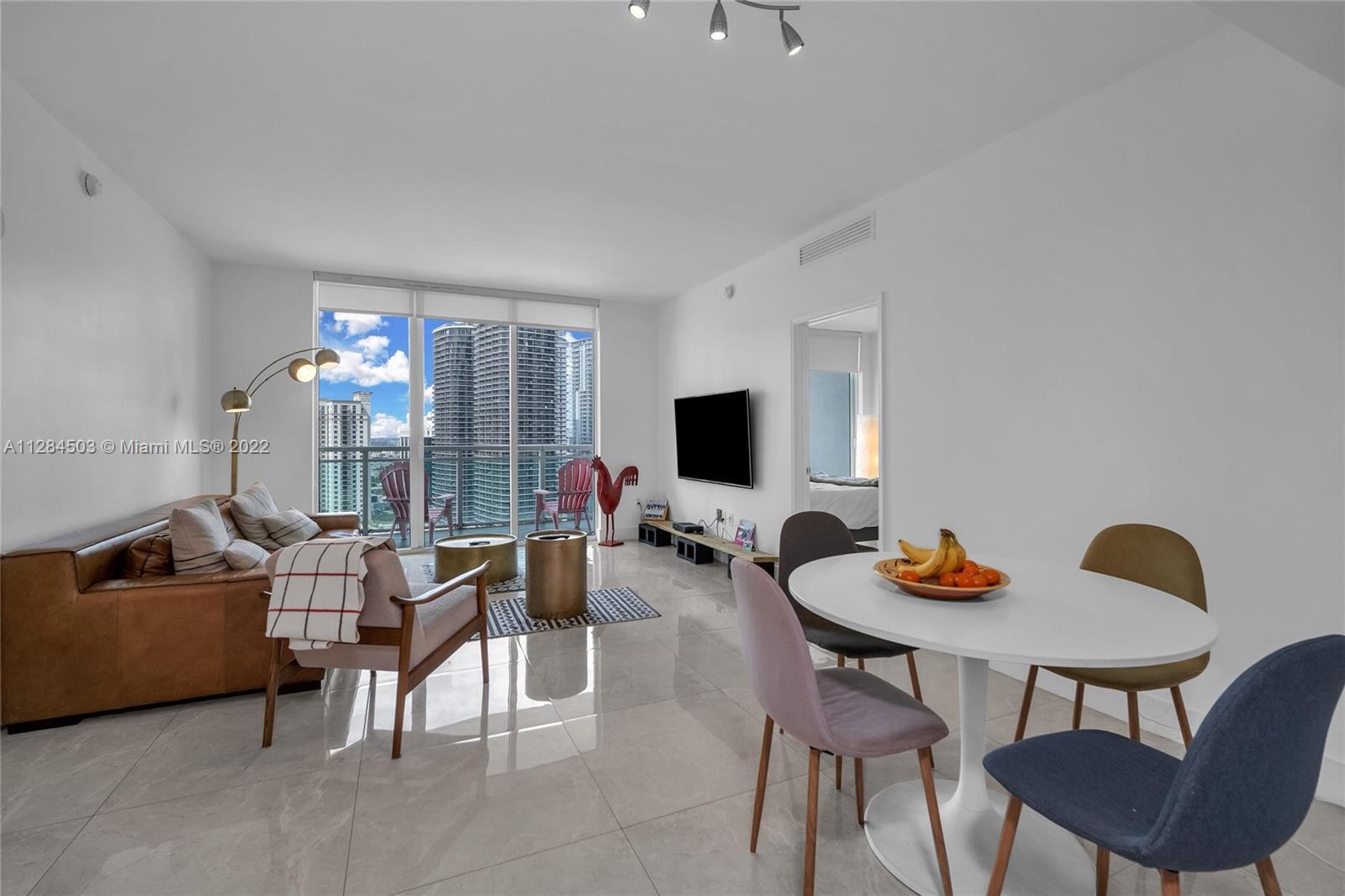 Enjoy Brickell living at its finest! Centrally located, spacious split floorplan 2 bed 2 bath. This 