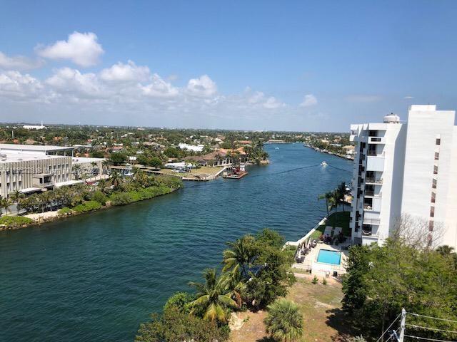 TOTALLY RENOVATED 14th floor 2-bedroom, 2 bathroom with deck overlooking the pool, ocean and intraco