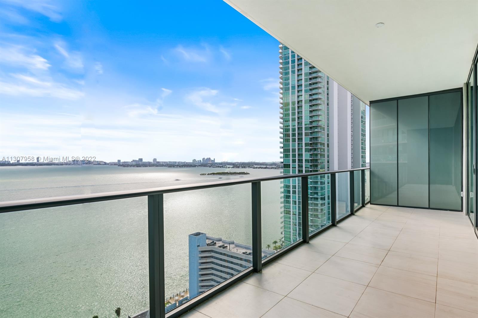 Amazing unit at one of Edgewater's best buildings! Enjoy direct bay views from this 2 Bedroom + Den 