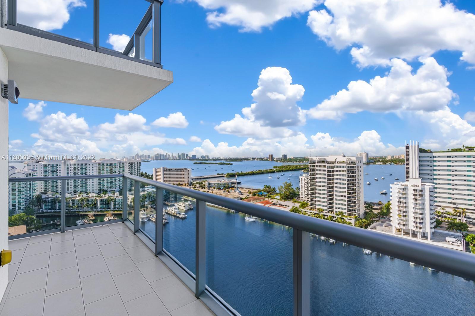 BAY VIEWS!! Two story, two bedroom 2.5 bathroom unit with west exposure overlooking Biscayne Bay, do