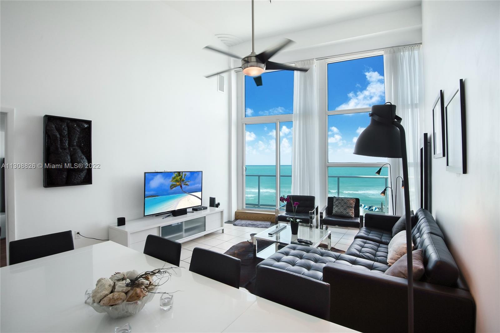 Amazing Ocean Views from every room in this two story 3 BR PH 1480sf. Fantastic Miami Beach location