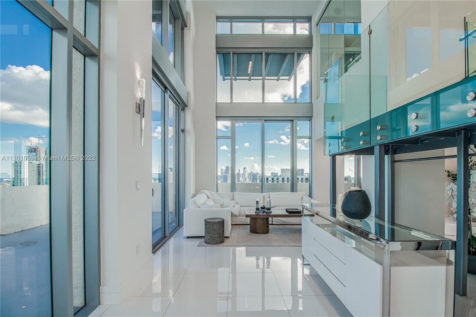Live Limitlessly on top of Miami, in this exquisite 4 Midtown Upper Penthouse, offering an expansive