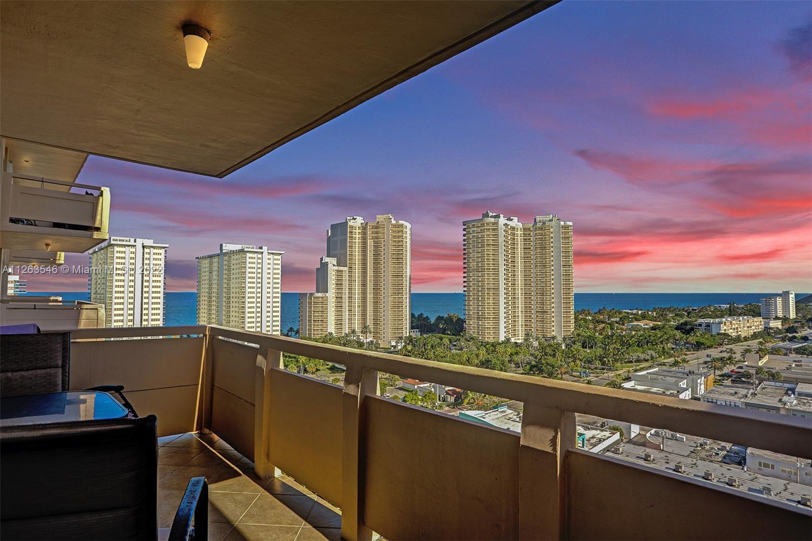 Rarely Available! Breathtaking views of the ocean, city & sunsets from every window of this 16th flo