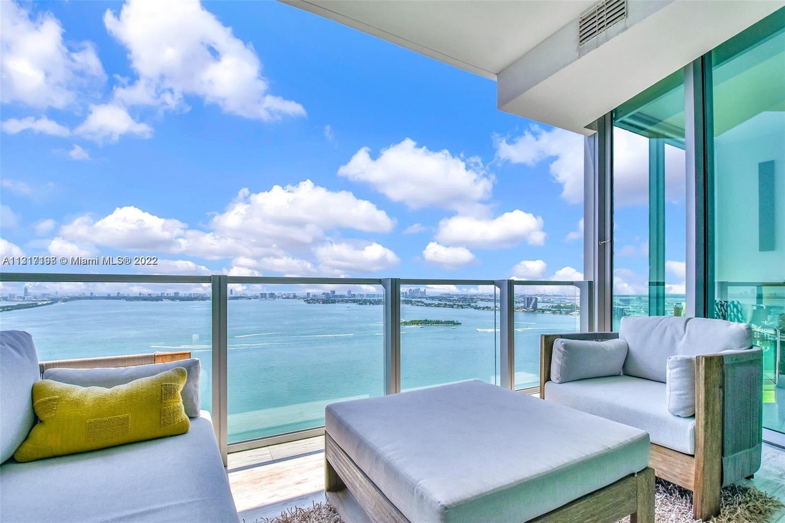 Beautiful designed, Turnkey unit including furniture this 2 bed/2 bath residence at Biscayne beach f
