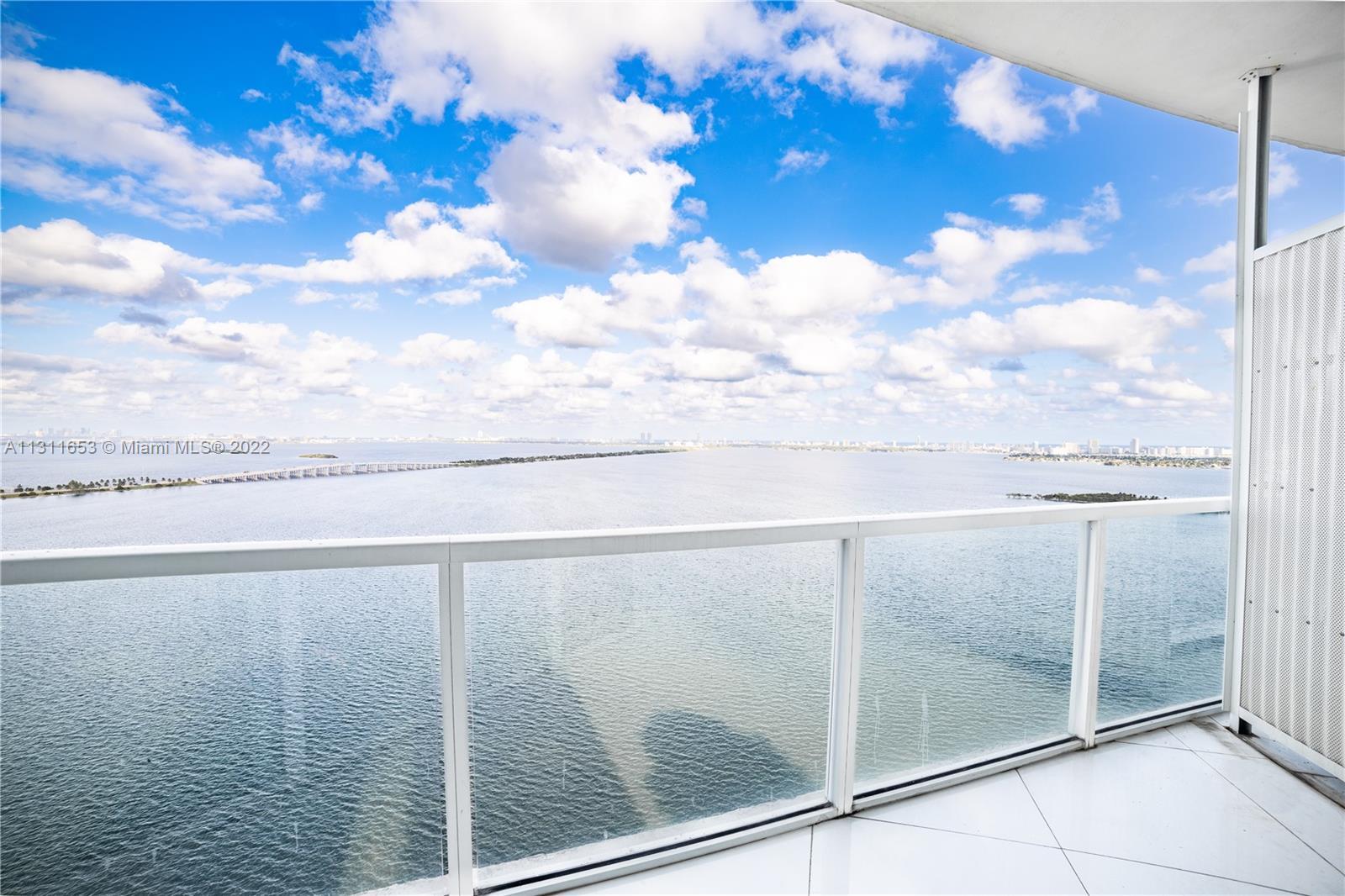Endless water views from this  BREATHTAKING Penthouse at the Onyx,  located in one of Miami's hottes