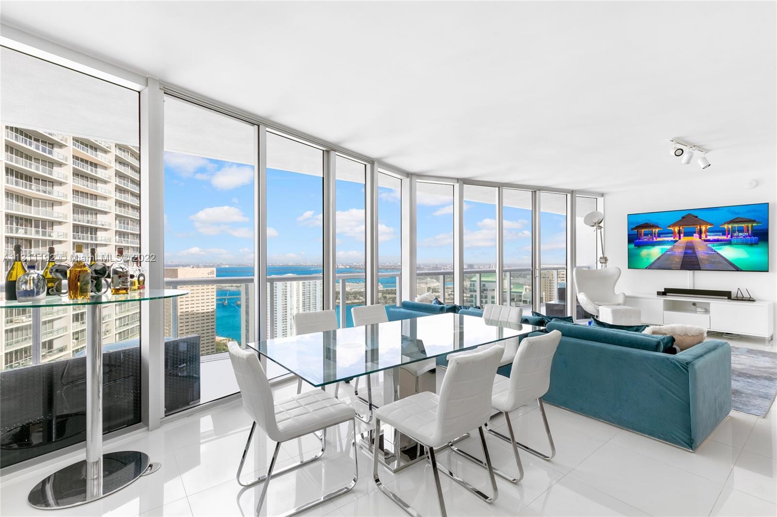 This is the Icon Brickell condo you have been looking for. Spectacular water views from the 50th flo