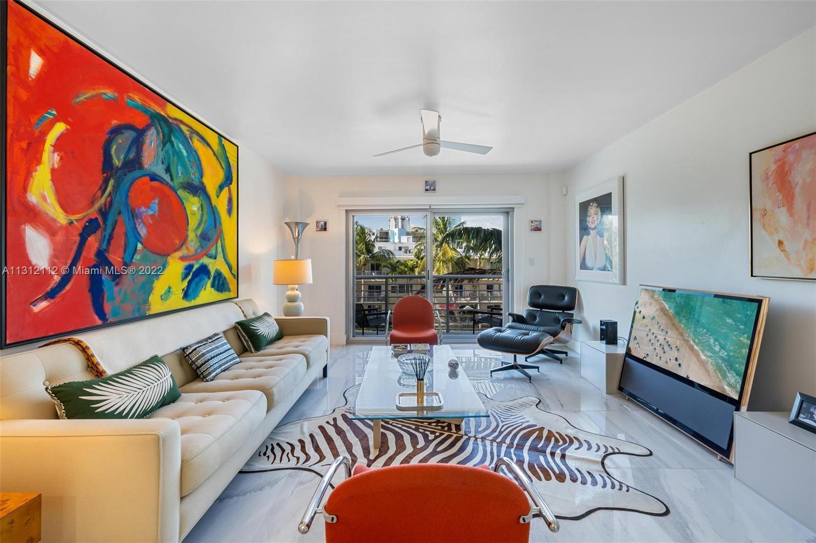 Totally remodeled remodeled apartment in South Beach best location. Quiet cul de sac on Lincoln rd. 