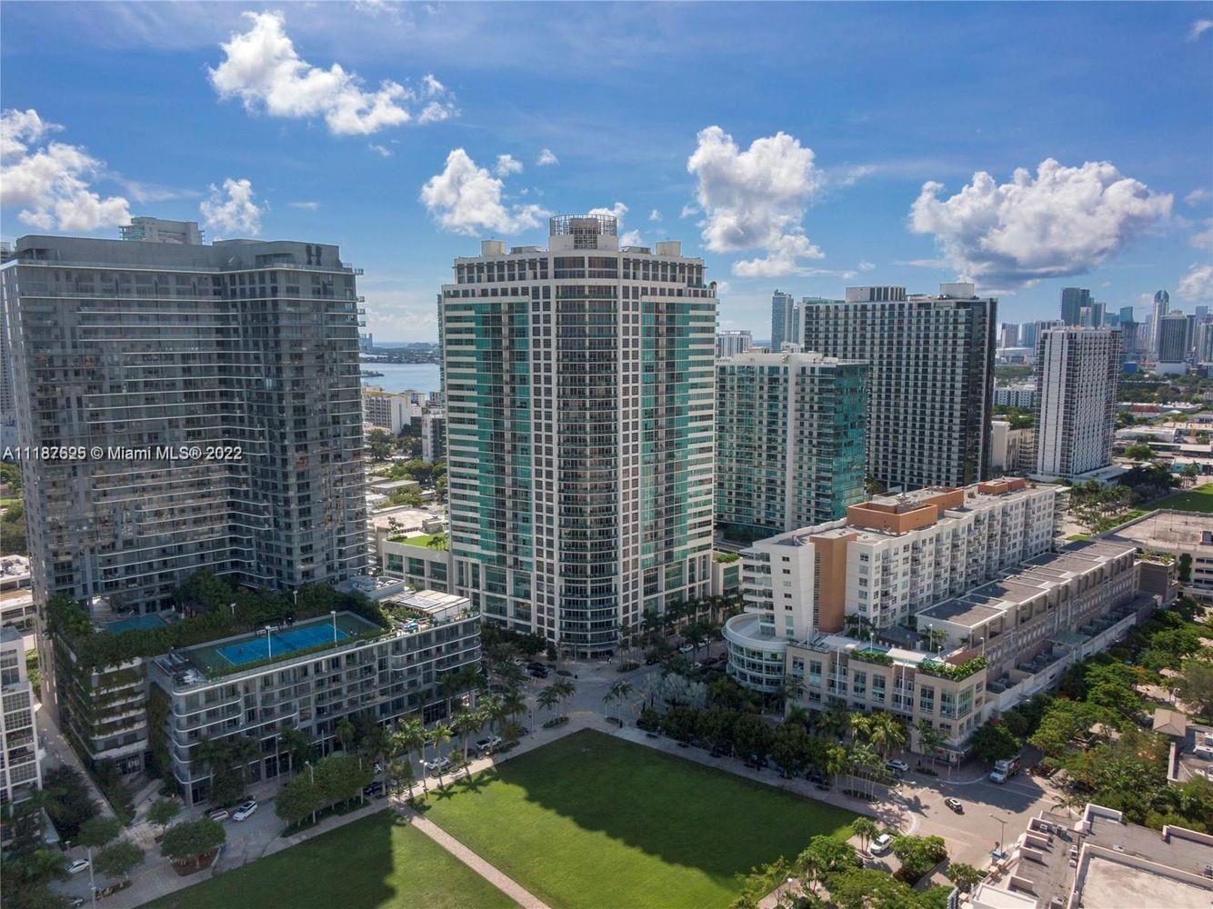 Welcome the Miami sunset from this 2bed/2bath, 16th floor unit with 1180SF. An open living area allo