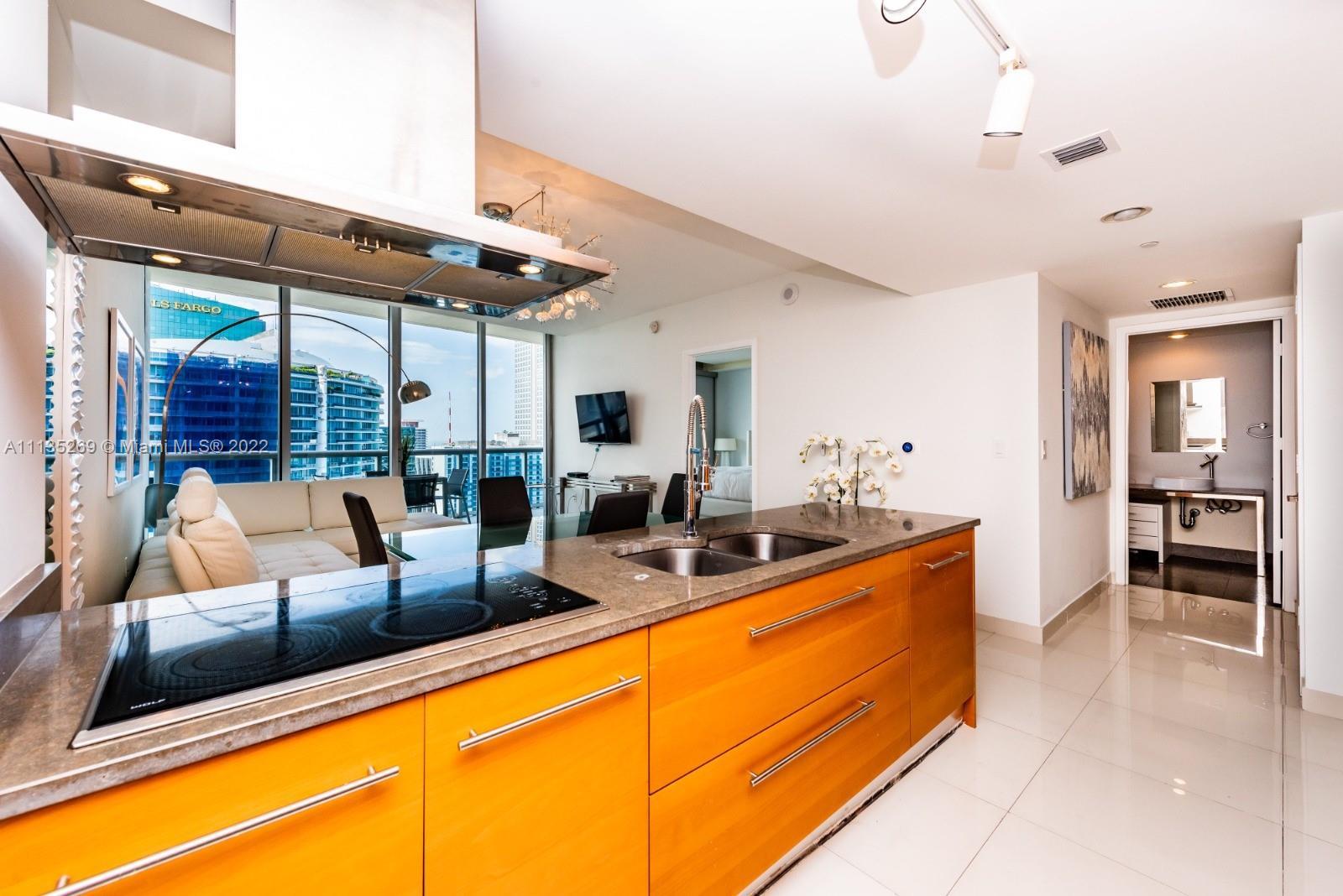 Short term rentals allowed!  Spectacular Penthouse 1/1  Fully Furnished, breathtaking water & skylin