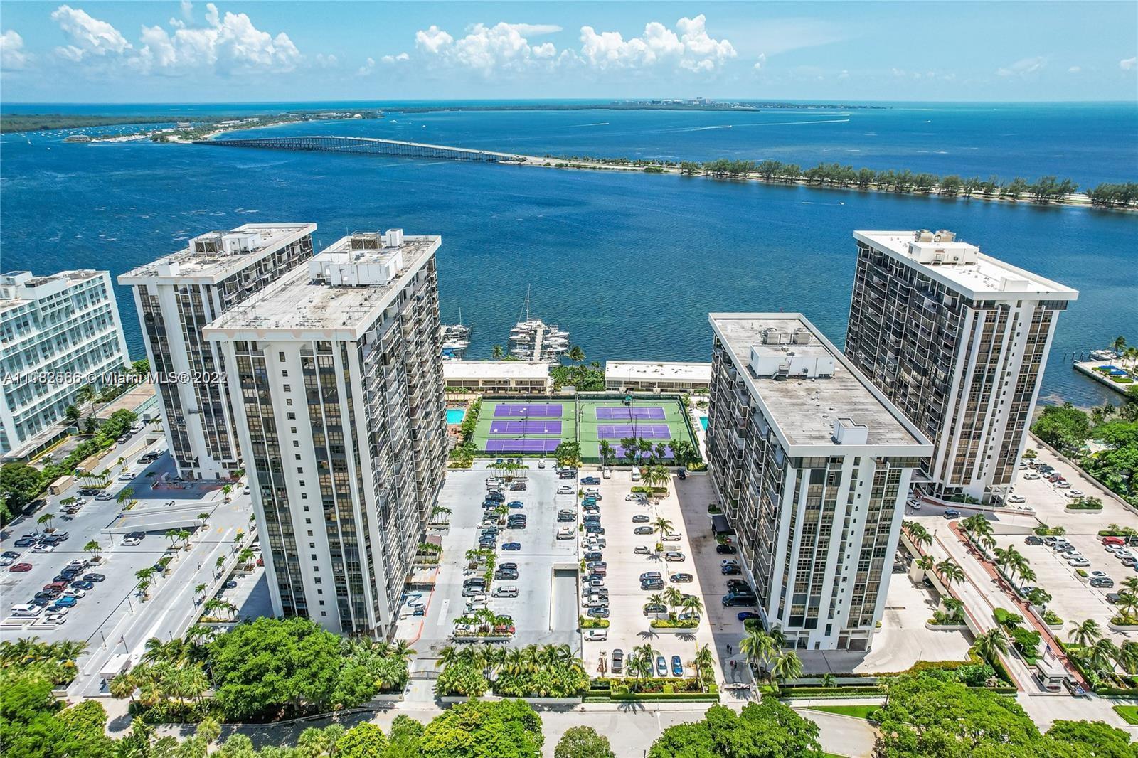 Great opportunity to own at Bayfront Brickell Place with marina, pool, tennis courts, fitness center