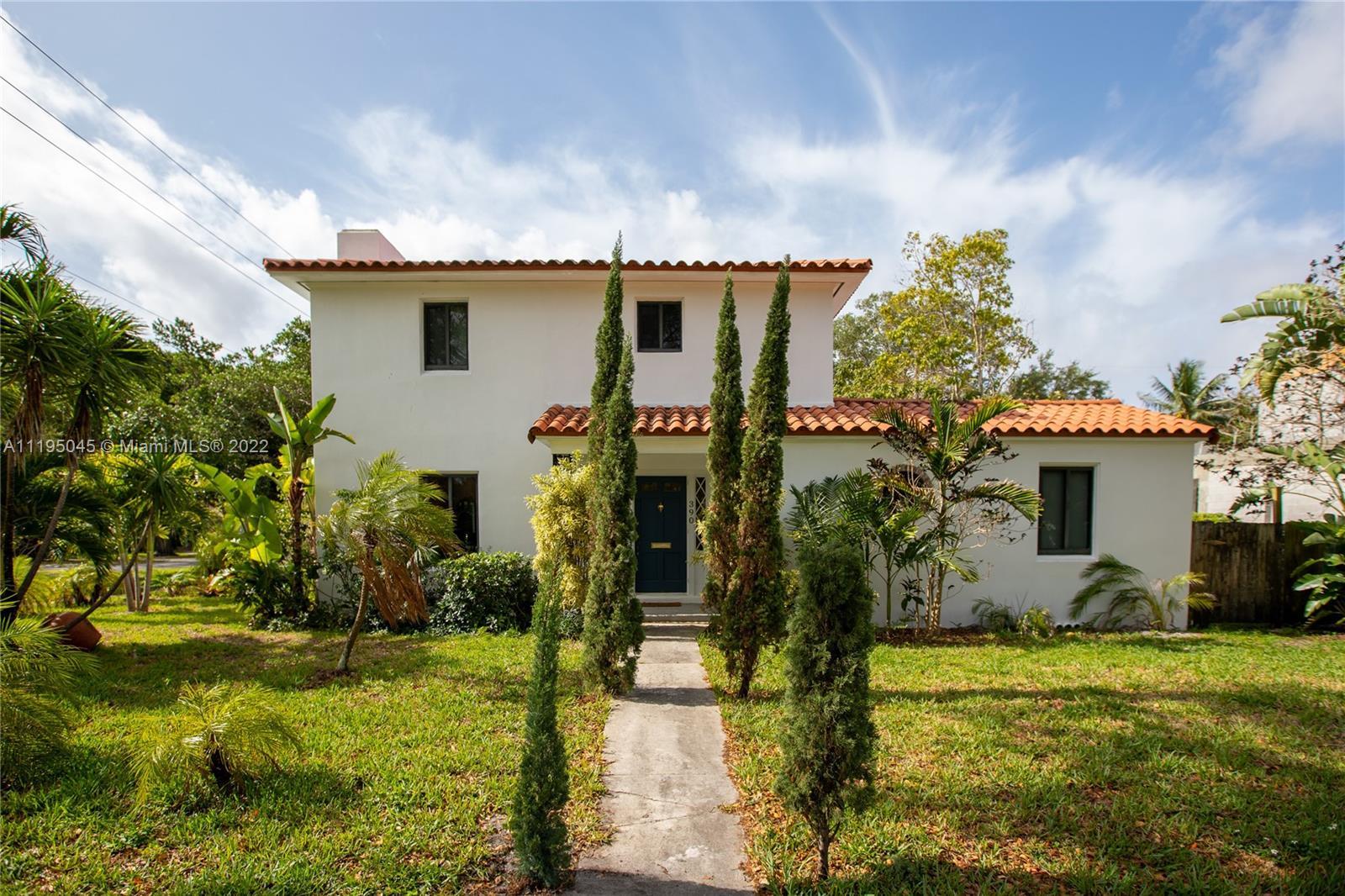 SUPER CHARMING AND RENOVATED TWO STORY 1939 MIAMI SHORES HOME BY ARCHITECT ROBERT LAW WEED. AMAZING 