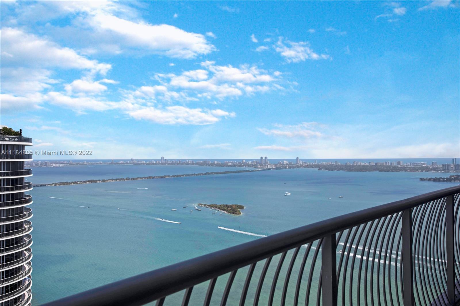 Situated on the Penthouse Level of the Opera Towers in Edgewater is this stunning one-bedroom one-ba