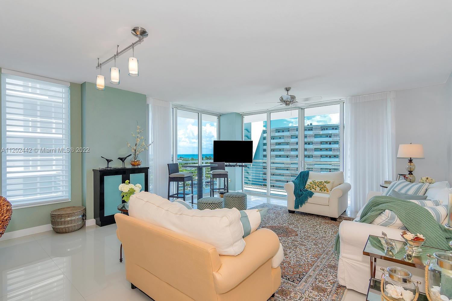 Enjoy luxury resort living at the Sapphire on Ft Lauderdale Beach! This NE 3/3 corner unit with den 