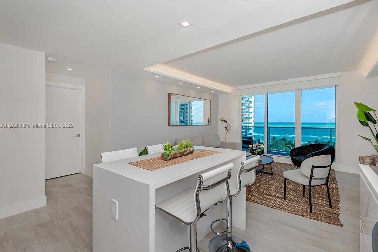 Brand New Direct Ocean Condo, completely renovated, fully Furnished Jr. 2 bed (1 +Den Bedroom), 2 fu
