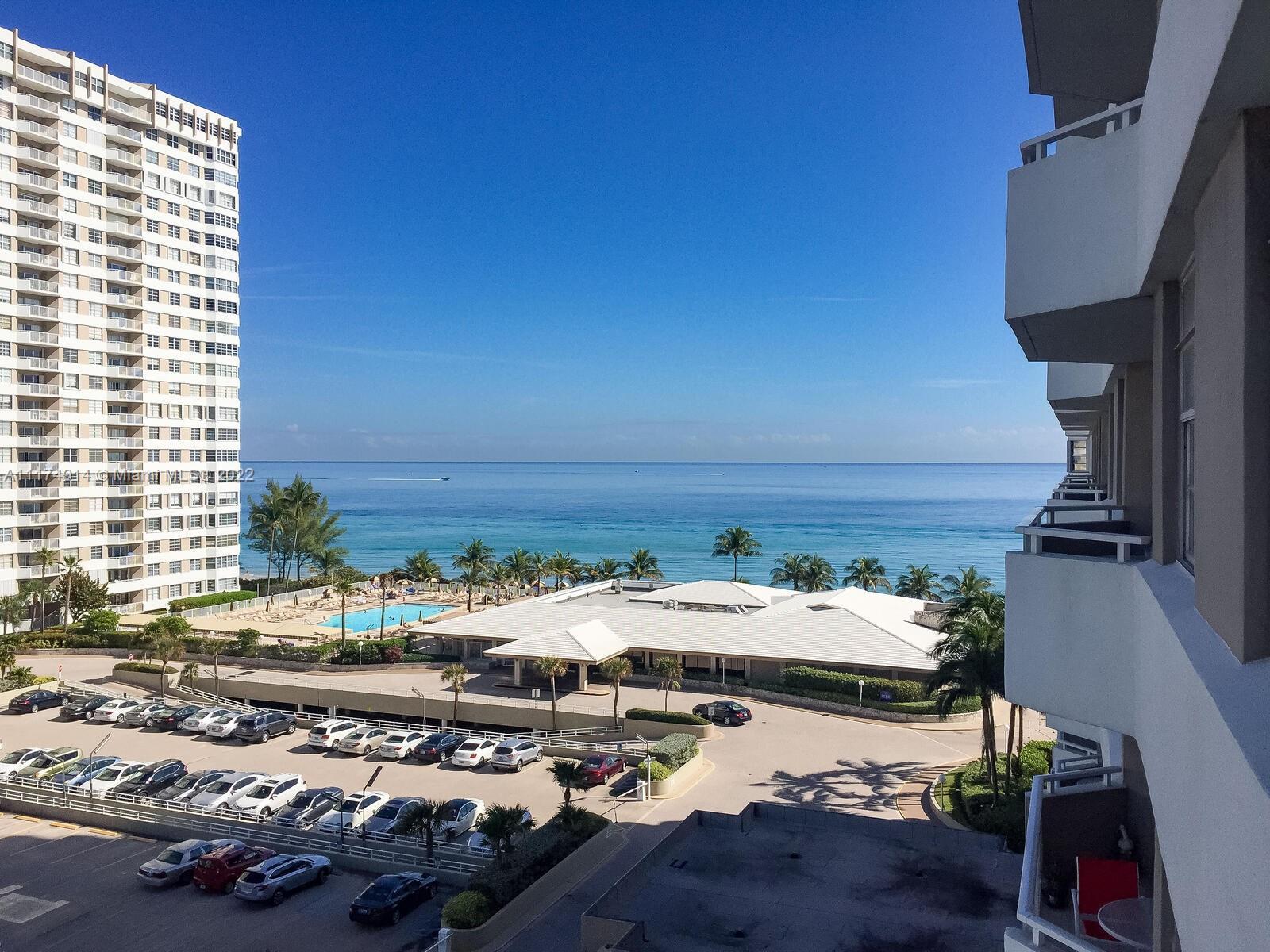 1 Br 1.5 Bath on the Ocean, Unobstructed Ocean, facing north with wide open views. Large Terrace wit
