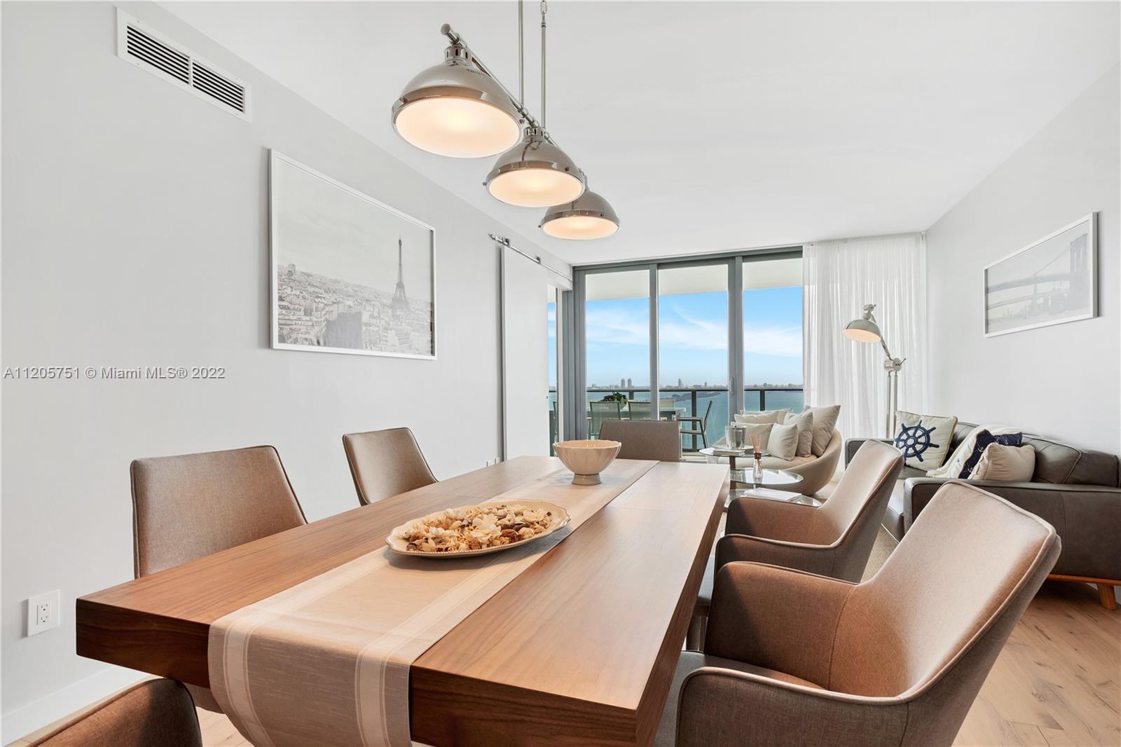Located on the 23rd floor and Meticulously finished by a a European designer this spacious Bayfront 