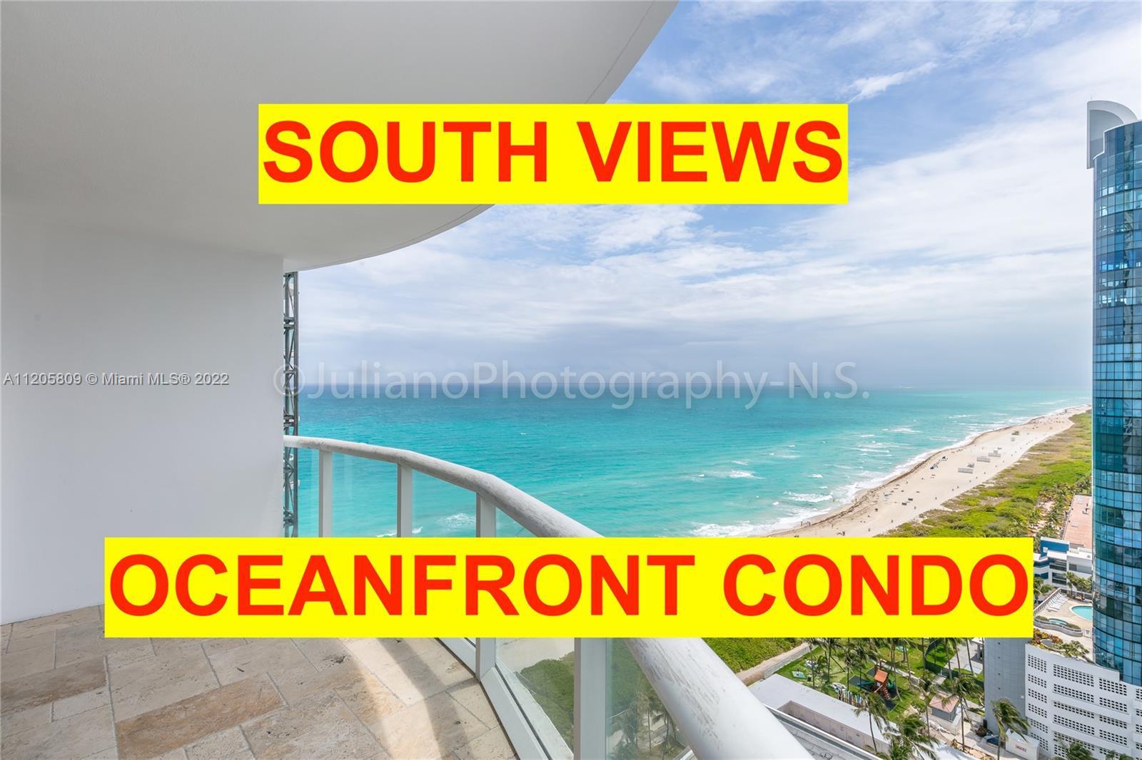Oceanfront condo located in one of the tallest condominiums on Miami Beach! Enjoy stunning south vie