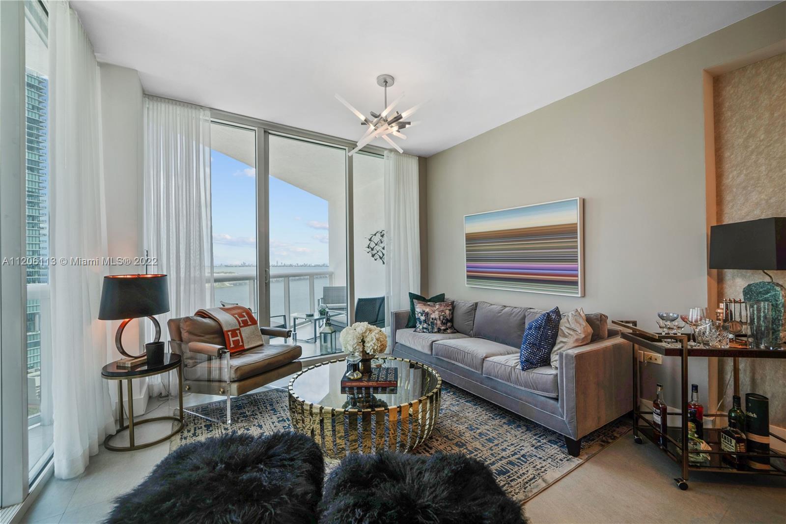 Sophisticated Unit in Edgewater East (Location!! Location!!). Wake up with Biscayne Bay views from e